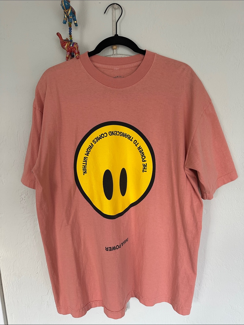 Inaka Power Pink Graphic Smile Men's T-Shirt